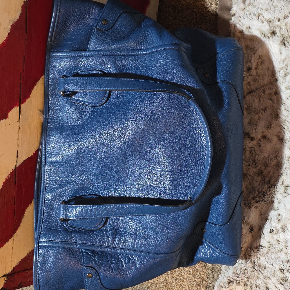 Coach Blue Denim Mickey Tote - Picture 6 of 11